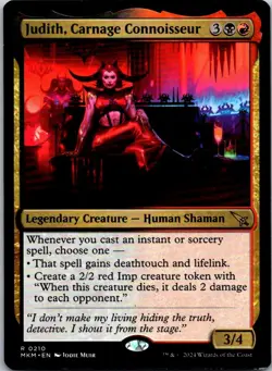 Magic the Gathering HP Judith, Carnage Connoisseur Murders at Karlov Manor MTG - Image 1