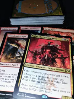 End of the Show Lot Custom Deck Black Red Angel Haste MTG 40 Cards Magic MtG - Image 1