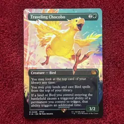Magic The Gathering Final Fantasy Traveling Chocobo Borderless M 0406 - Image 1