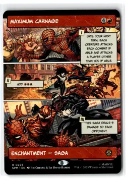 2025 Marvel's Spider-Man Maximum Carnage Expansion/Rare (Boarderless) #225 - Image 1