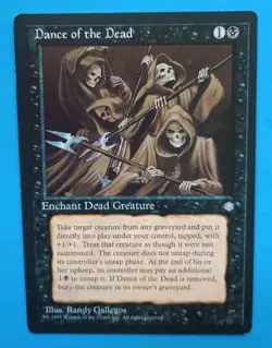 Magic the Gathering MTG Ice Age DANCE OF THE DEAD LP/EX U 1995 Nice! - Image 1