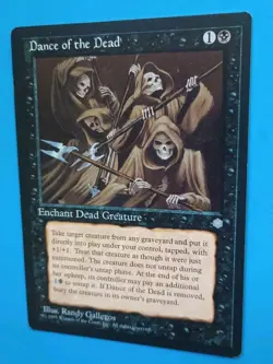Magic the Gathering MTG Ice Age DANCE OF THE DEAD LP/EX U 1995 Nice! - Image 2