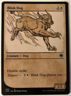 MTG Blink Dog Adventures in the Forgotten Realms 300 Regular Uncommon - Image 1