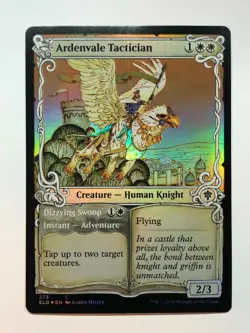 MTG Ardenvale Tactician Dizzying Swoop Throne of Eldraine 273 Foil Common - Image 1