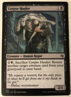 MTG Corpse Hauler Jumpstart 219 Regular Common - Image 1