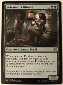 MTG Setessan Petitioner Theros Beyond Death 199/254 Regular Uncommon - Image 1