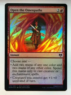 MTG Kaldheim Open the Omenpaths 143 Foil NM/M - Image 1