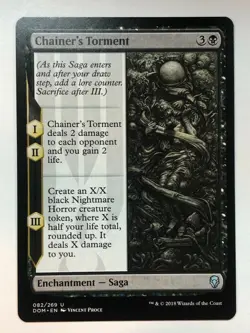 MTG Chainer's Torment Dominaria 82/269 Regular Uncommon - Image 1