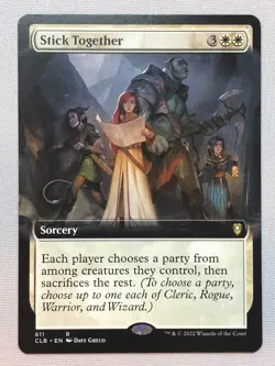 MTG Commander Legends: Battle for Baldur's Gate Stick Together (Extended Art) - Image 1