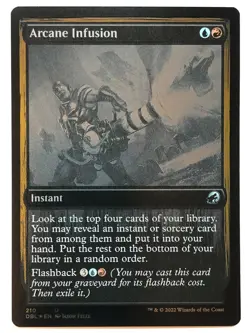 MTG Innistrad: Double Feature Arcane Infusion 210 Foil NM/M - Image 1