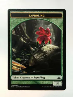 MTG Saproling Token (003) Rivals of Ixalan 3 Regular Token - Image 1
