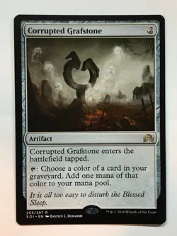 MTG Corrupted Grafstone Shadows Over Innistrad 253/297 Regular Rare - Image 1