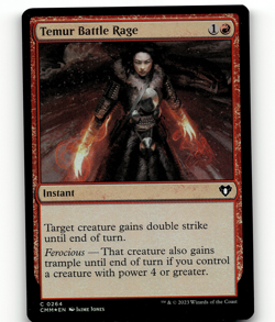 FOIL - MTG - Temur Battle Rage 264 - Commander Masters - C - Image 1
