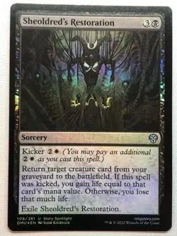 FOIL - MTG Dominaria United - Sheoldred's Restoration 108 - Image 1