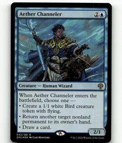 FOIL - MTG Dominaria United - Aether Channeler 42 - Image 1