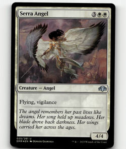 MTG Serra Angel FOIL Dominaria Remastered Uncommon - Image 1