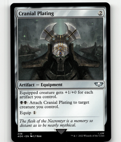 MTG Cranial Plating - Universes Beyond: Warhammer 40,000 - Image 1
