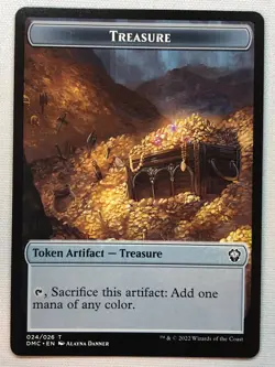 MTG Dominaria United Treasure Token 24/26 NM/M - Image 1