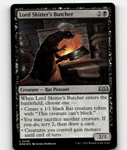 FOIL - MTG Lord Skitter's Butcher 99 - Wilds of Eldraine - Image 1