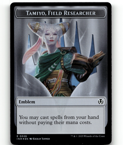 FOIL - MTG Human Soldier (0020) Emblem - Tamiyo, Field - Innistrad Remastered - Image 2