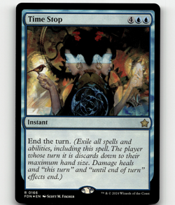 FOIL - MTG - Time Stop #166 - Foundations - Image 1