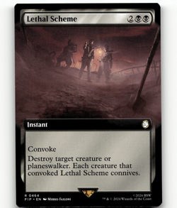 MTG Lethal Scheme (Extended Art) - Universes Beyond: Fallout - Image 1