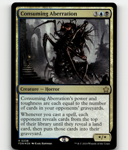 FOIL - MTG - Consuming Aberration #238 - Foundations - Image 1