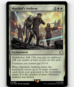 FOIL - MTG Marshal's Anthem - Universes Beyond: Fallout - Image 1