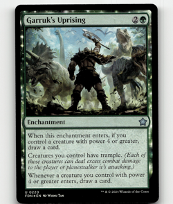 FOIL - MTG - Garruk's Uprising #220 - Foundations - Image 1