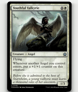 FOIL - MTG - Youthful Valkyrie #149 - Foundations - Image 1