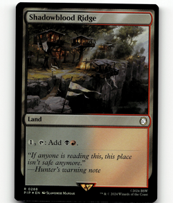 FOIL - MTG Shadowblood Ridge - Universes Beyond: Fallout - Image 1