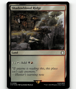 FOIL - MTG Shadowblood Ridge - Universes Beyond: Fallout - Image 1