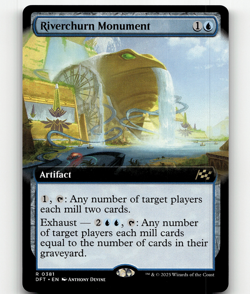 MTG Riverchurn Monument (Extended Art) #381 - Aetherdrift - Image 1