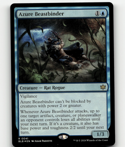 FOIL - MTG Azure Beastbinder #41 - Bloomburrow - Image 1
