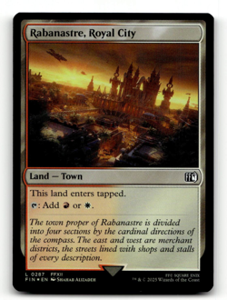 FOIL - MTG - Rabanastre, Royal City #287 - FINAL FANTASY - Image 1