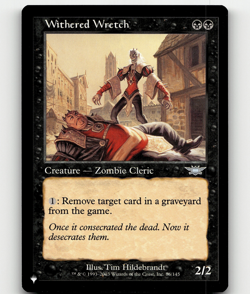 MTG Withered Wretch #86 - The List Reprints (Mystery Booster 2) - Image 1