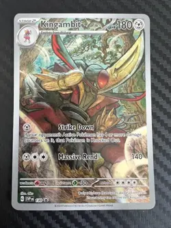Pokemon TCG Kingambit SV130 Scarlet & Violet Black Star Promo Holo NM - Image 1