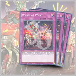YuGiOh WARNING POINT x3 | GOOD TRAP CARD ? 1ST EDITION ?? - Image 1