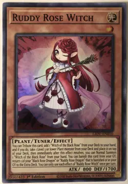 Yugioh Lightning Overdrive LIOV-EN010 Ruddy Rose Witch Super Rare NM/M - Image 1