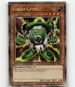Yugioh Green Gadget (Quarter Century Secret Rare) - Dueling Mirrors - Image 1