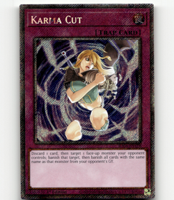 Yugioh Karma Cut (Platinum Secret Rare) - Quarter Century Stampede - Image 1