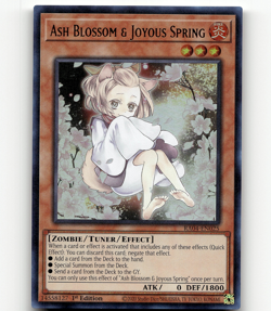 Yugioh Ash Blossom & Joyous Spring (Alternate Art) (UR) - Quarter Century Stampe - Image 1