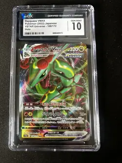 CGC 10 Rayquaza VMAX 108/172 RRR VSTAR Universe s12a Pokemon Card - Image 1