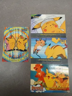 Topps pokemon TV Series Ditto #132 cards.pikacho Vacation Movie Card - Image 1