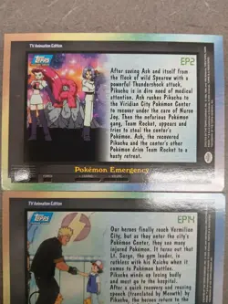 Topps pokemon TV Series Ditto #132 cards.pikacho Vacation Movie Card - Image 5