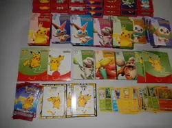 Pokemon Mcdonalds LOT Boxes, Cards, Packaging Happy Meals - Image 4