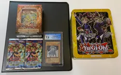 Yugioh Tin Collection Binder Sealed Raging Battle Special Edition Staple Cards - Image 1