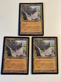 3x Treva's Ruins- Planeshift- Mtg Magic The Gathering Cards- NM - Image 1