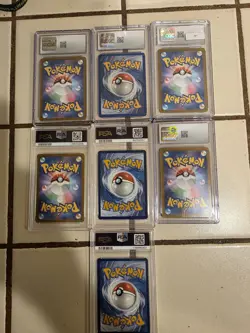 A Lot Of 7 Graded Pokemon Cards Mewtwo And Others - Image 2