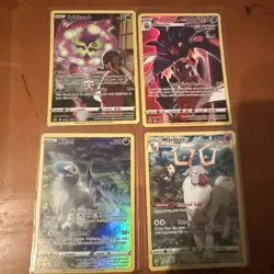 Lot Of 4 Art Rare Trainer Gallery Pokemon TCG Cards All NM - Image 1